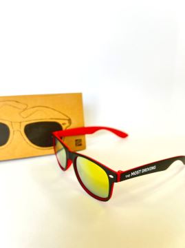 Sluneční brýle Autodrom, černo-červené